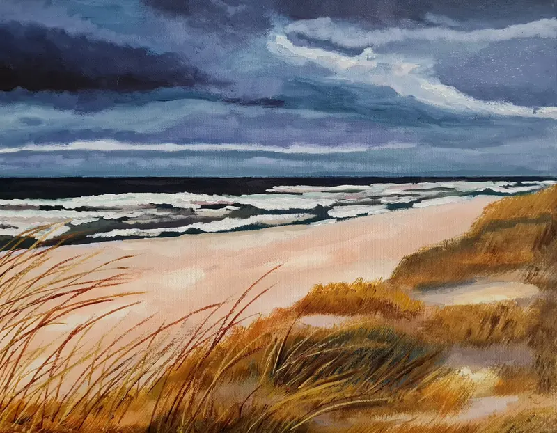 The winter is comming — Oil on canvas