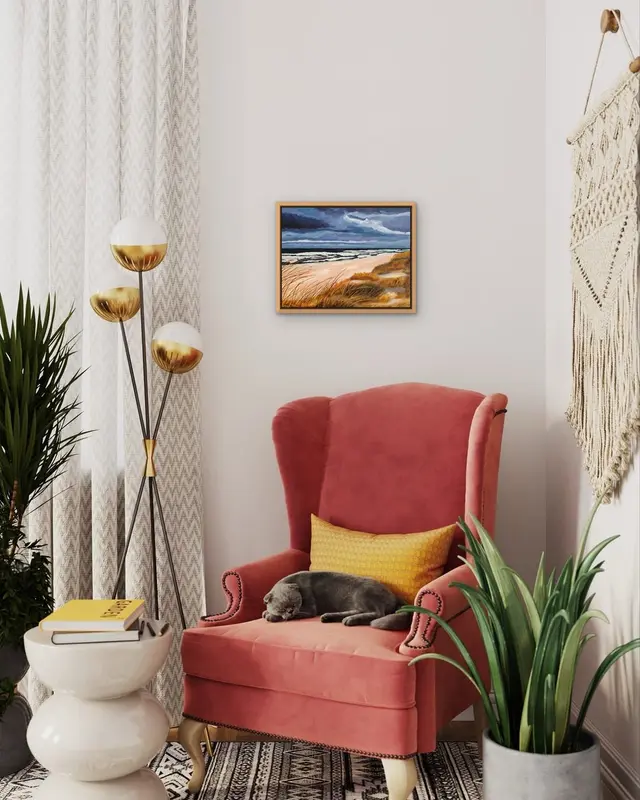 The winter is comming displayed in a room setting 3