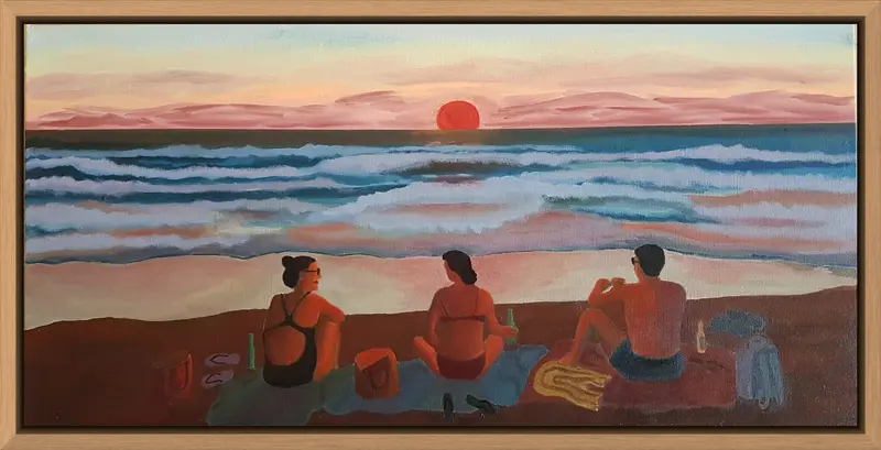 Trio shown in frame 2