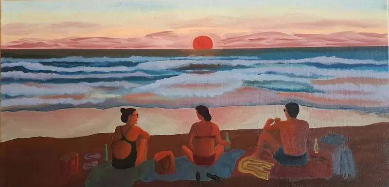 Trio — Oil on canvas