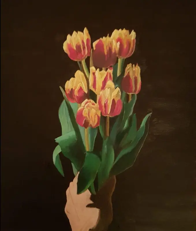 Tulips — Oil on canvas