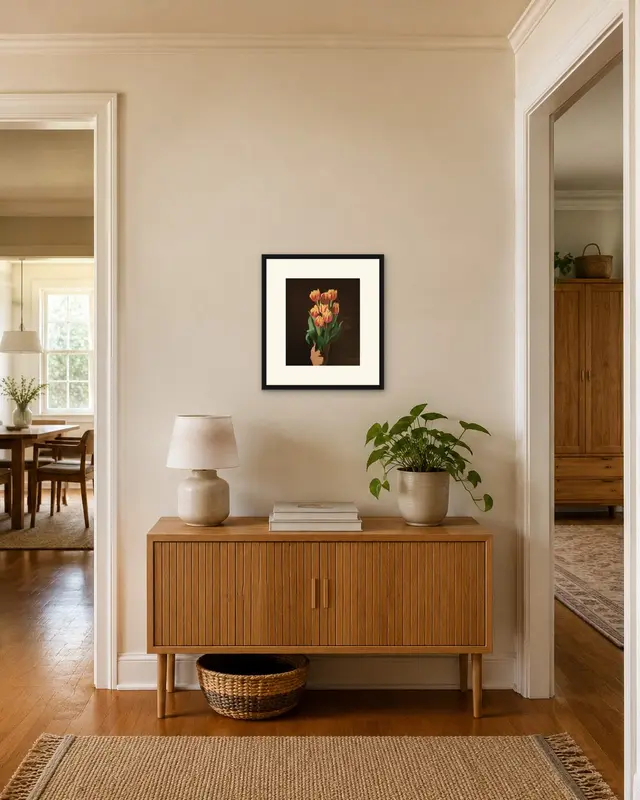 Tulips displayed in a room setting 2