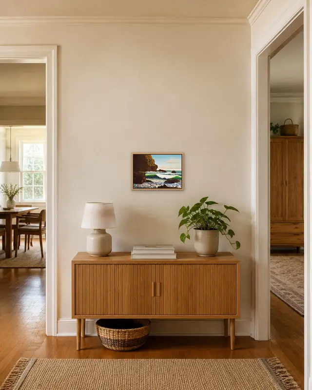 Waves displayed in a room setting 3