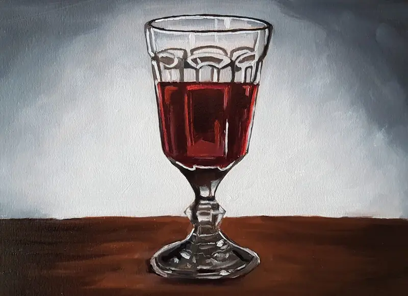 Wine — Oil on canvas