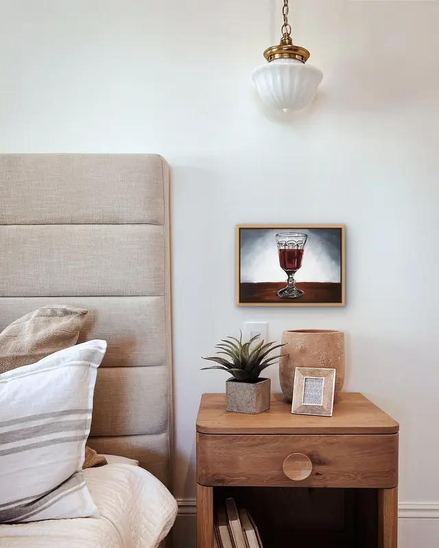 Wine displayed in a room setting 2