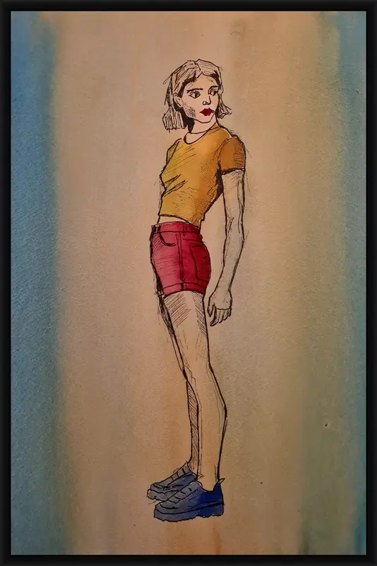 Naivety I shown in frame 1