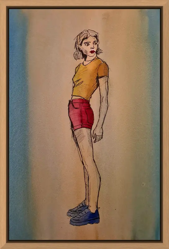 Naivety I shown in frame 2