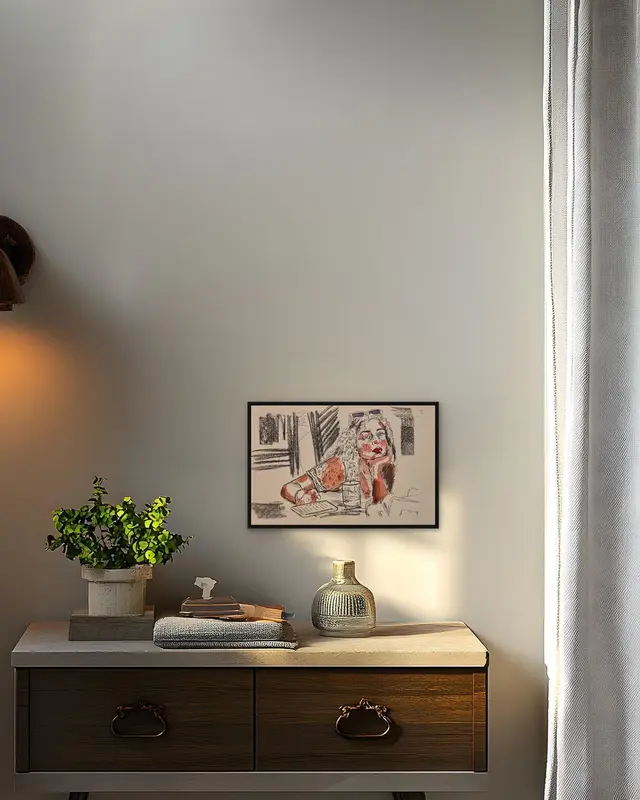 What are you looking on displayed in a room setting 2